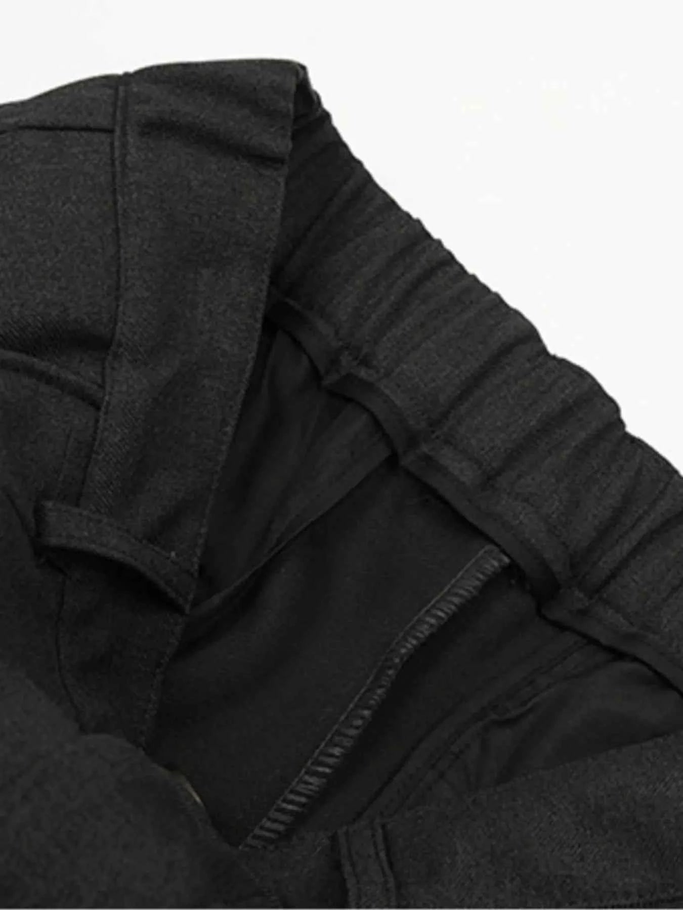 Men's Wide Leg Pants with Pleated Front